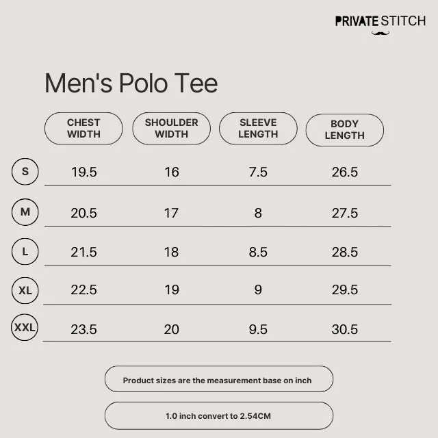 Private Stitch Signature Moustache Striped Polo Tees - Grey