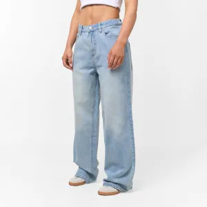 Relaxed Fit Denim Jeans | Light Blue Wash