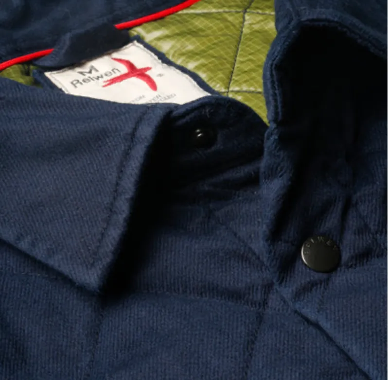 Relwen Moleskin Shirt Jacket Navy