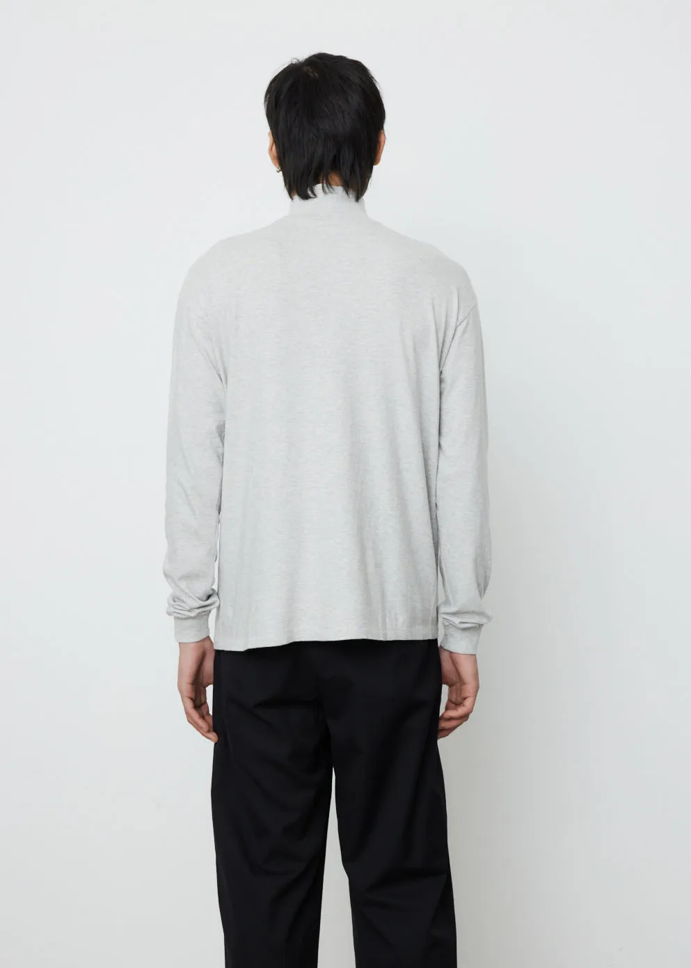 Seamless Hi Neck Long Sleeve T-Shirt