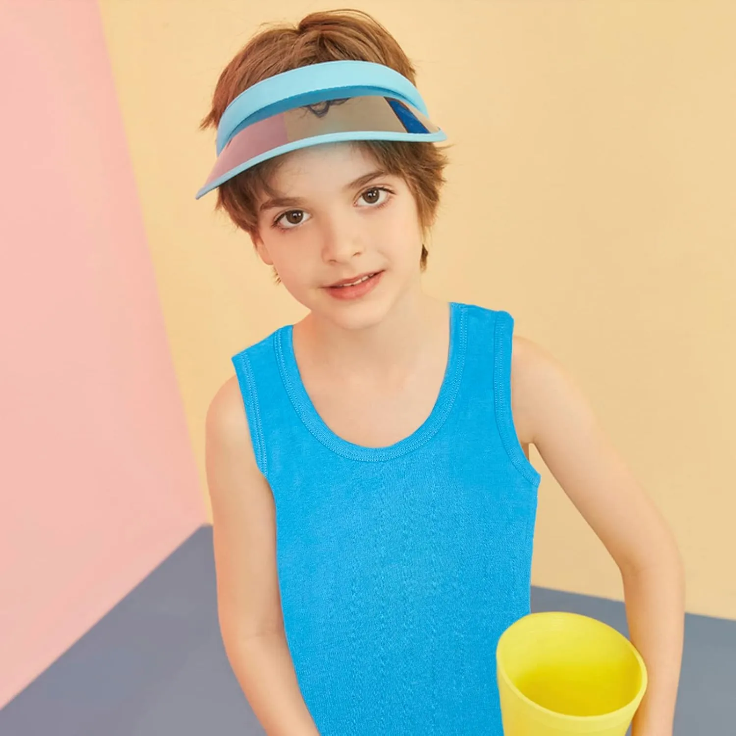 Soft Undershirt Tank Top Cotton Undershirt Sleeveless Shirts for Kids Girls Or Boys