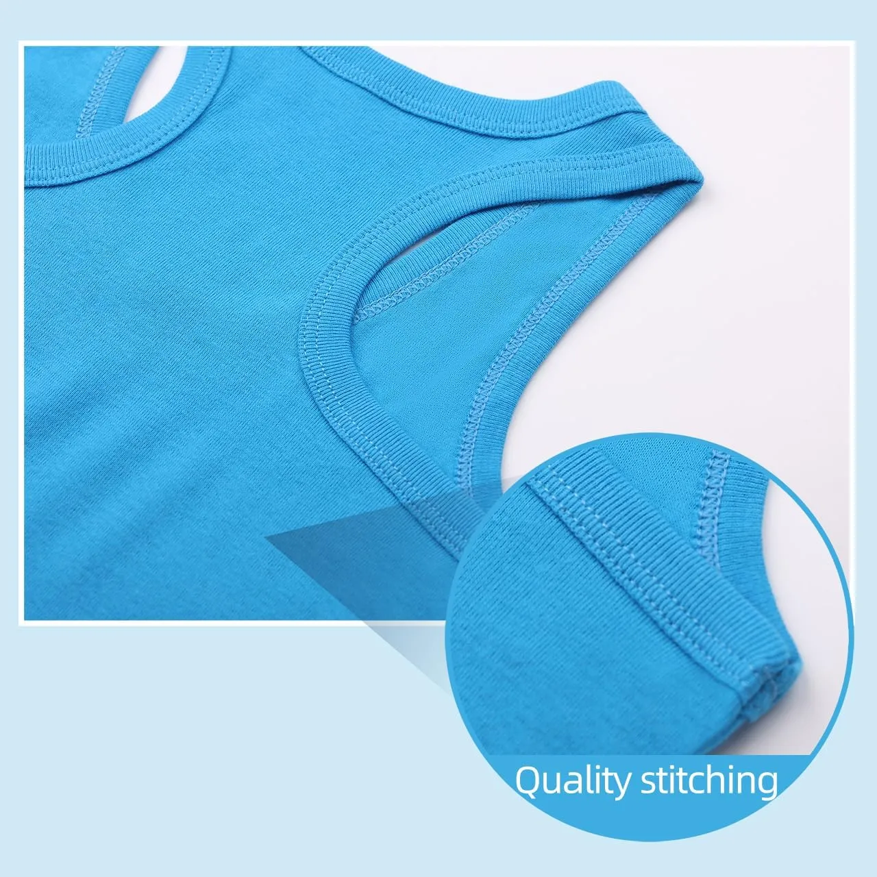 Soft Undershirt Tank Top Cotton Undershirt Sleeveless Shirts for Kids Girls Or Boys