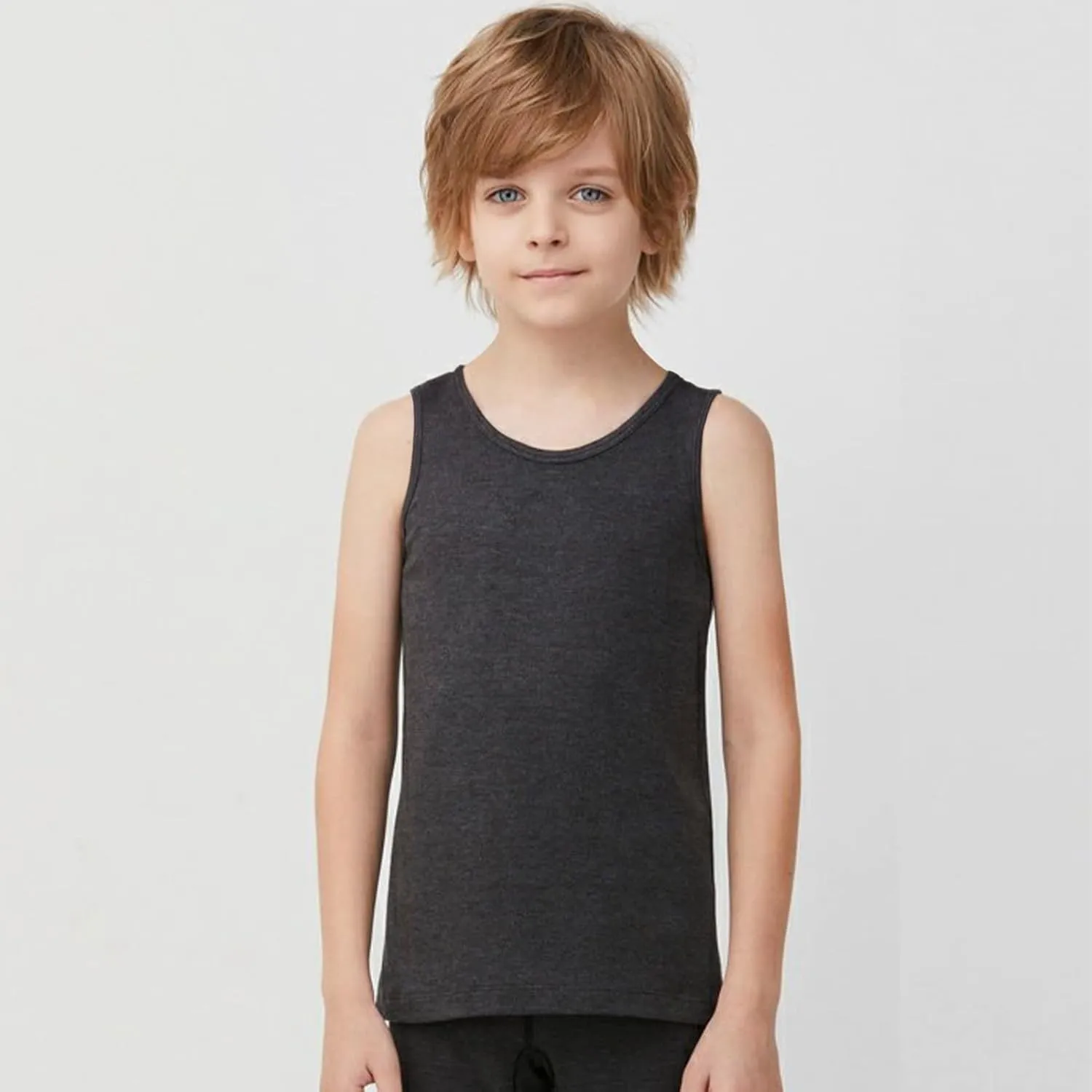 Soft Undershirt Tank Top Cotton Undershirt Sleeveless Shirts for Kids Girls Or Boys