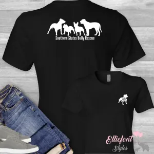 Southern States Bully Rescue Shirt Unisex T-shirt or Long Sleeve PitBull Rescue