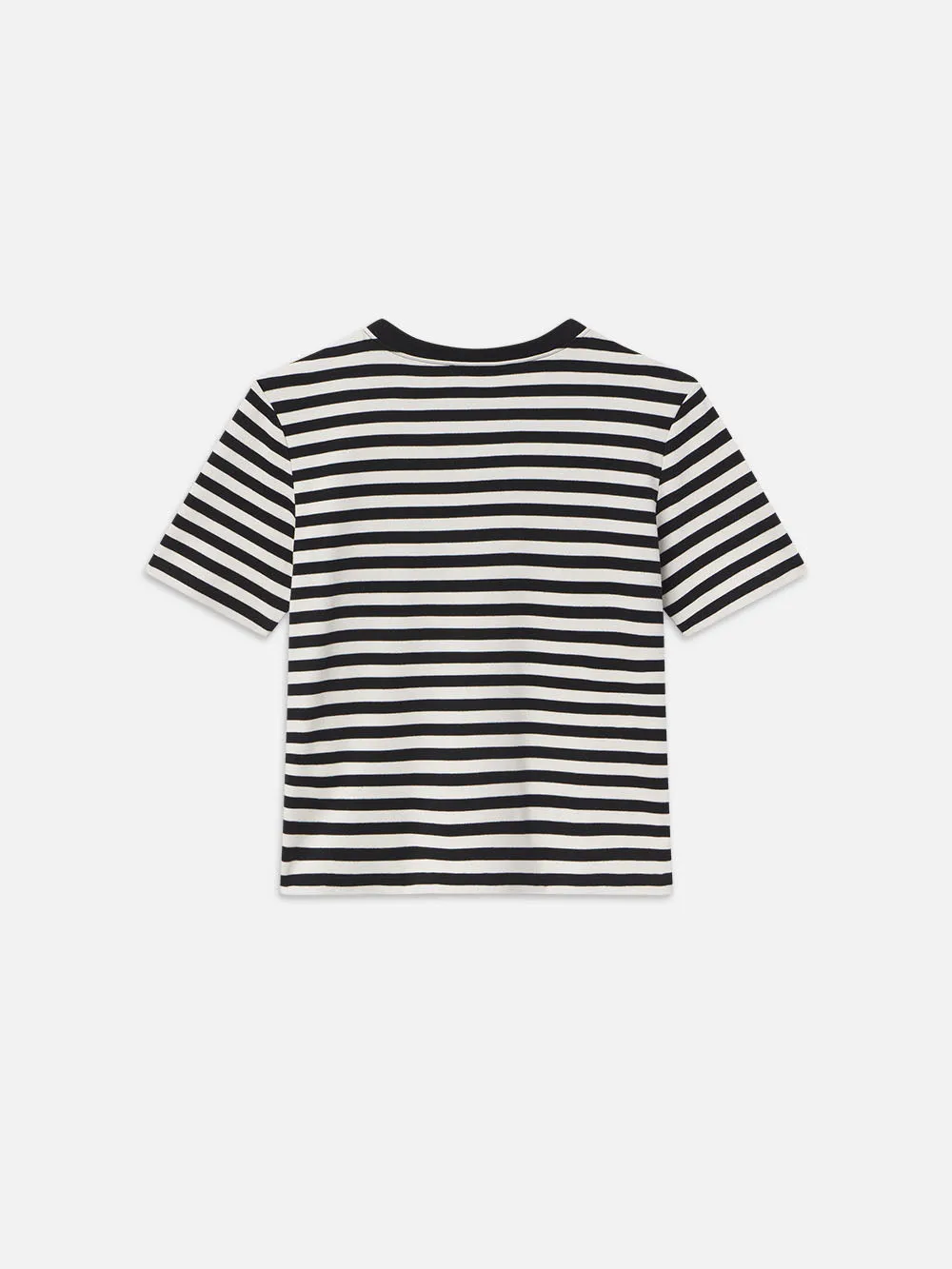Striped Pocket Tee -- Black Multi