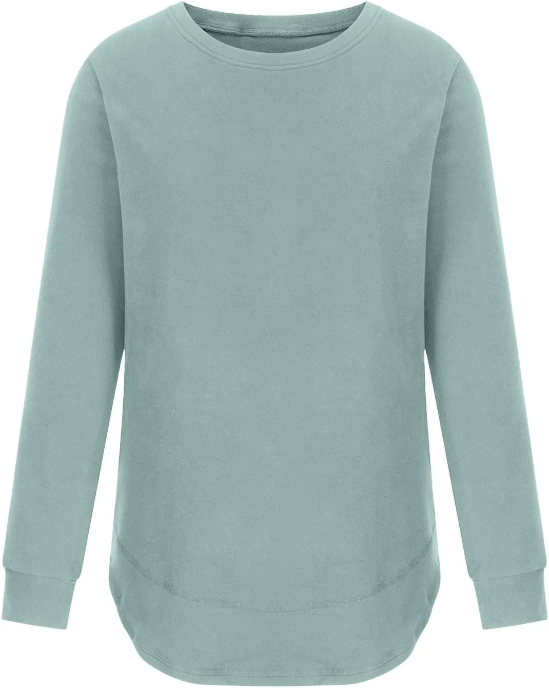 Sweatshirt For Women Casual Long Sleeve Crew Neck Tunic Shirts Casual Soft Pullover Tops Fall Clothes 2023