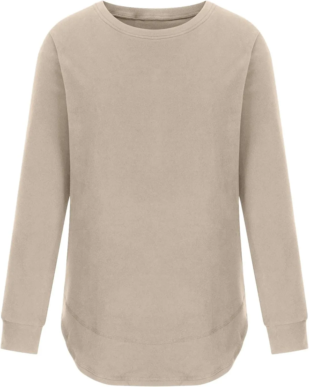 Sweatshirt For Women Casual Long Sleeve Crew Neck Tunic Shirts Casual Soft Pullover Tops Fall Clothes 2023