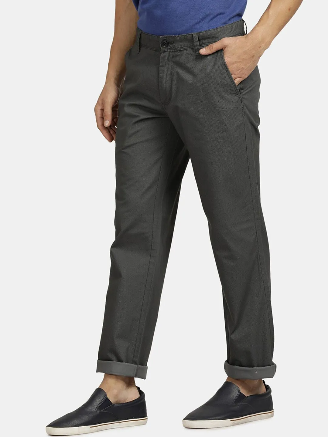 T-Base Men Cotton Chino Trousers
