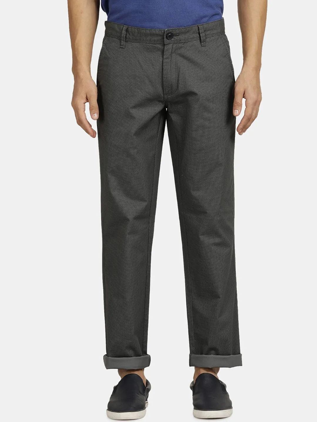 T-Base Men Cotton Chino Trousers