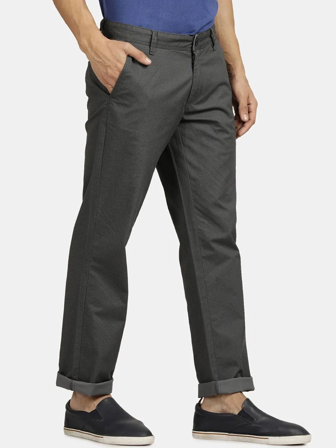 T-Base Men Cotton Chino Trousers