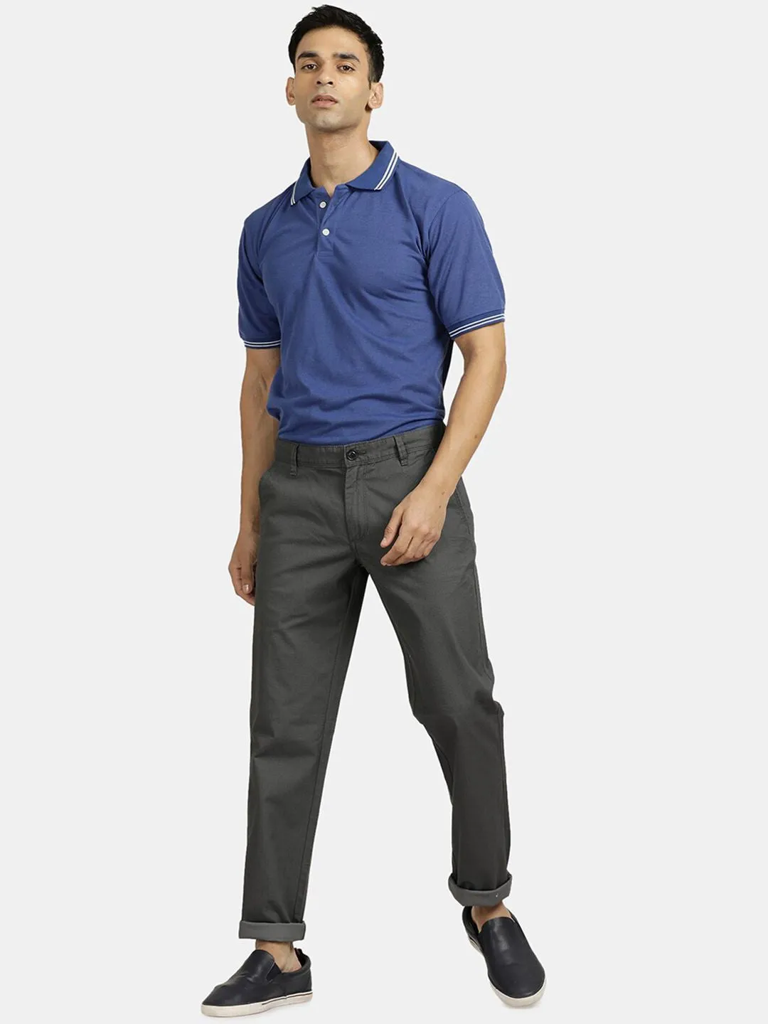 T-Base Men Cotton Chino Trousers