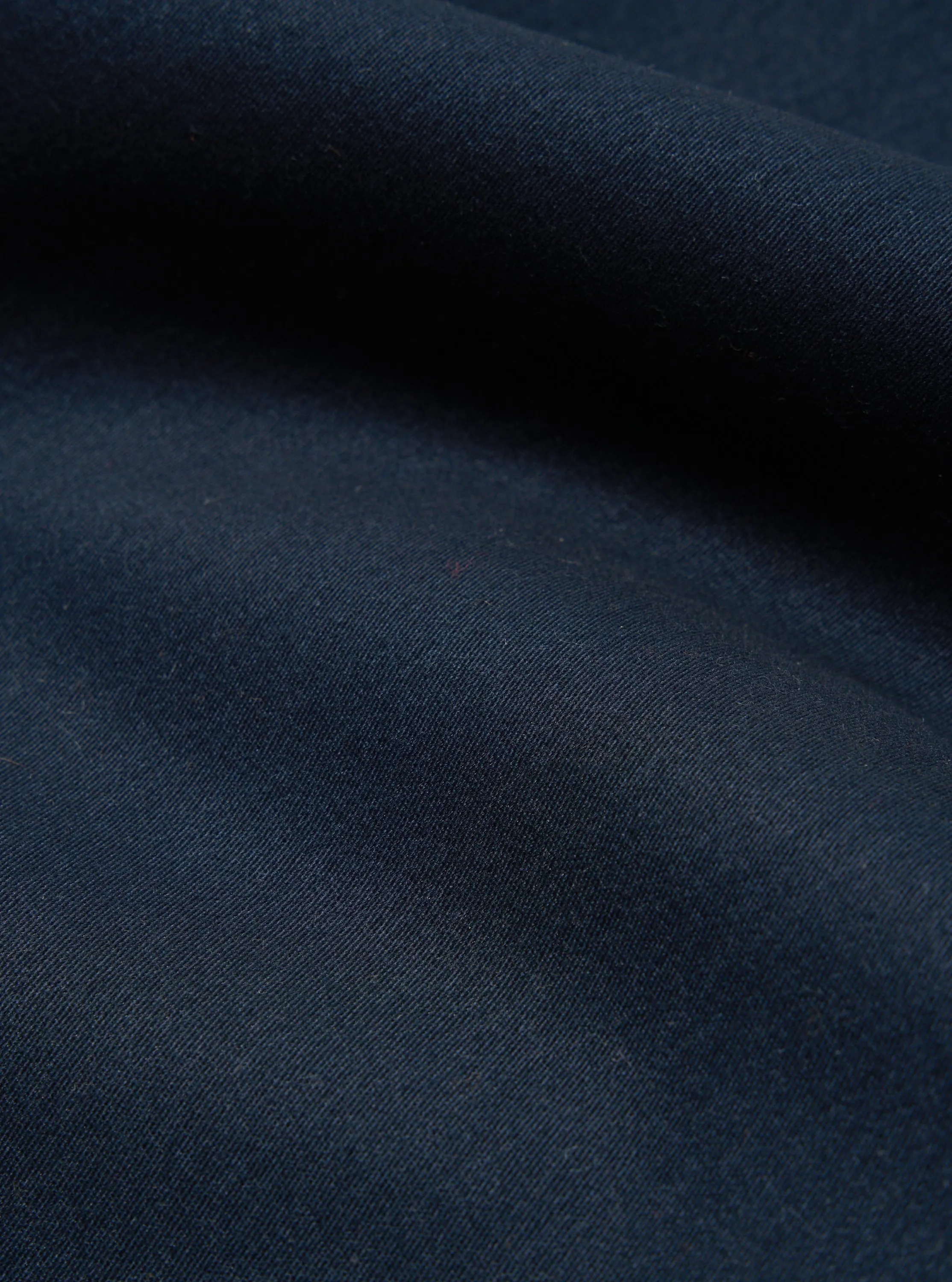 Universal Works Military Chino in Navy Brushed Polytech