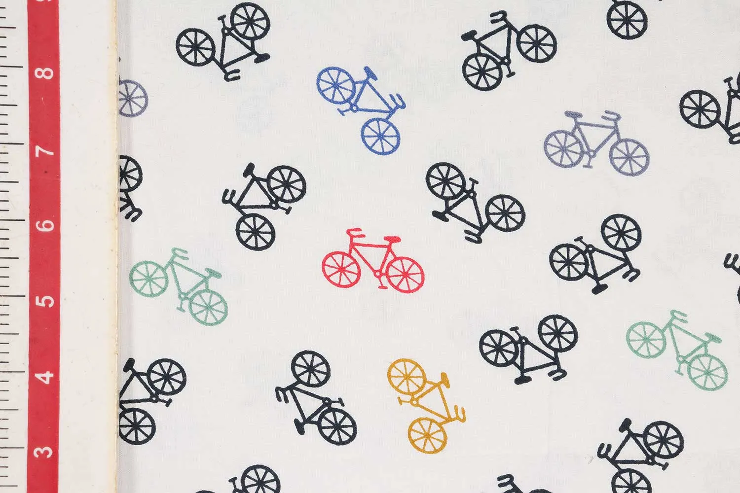 White Printed Cotton Poplin Fabric