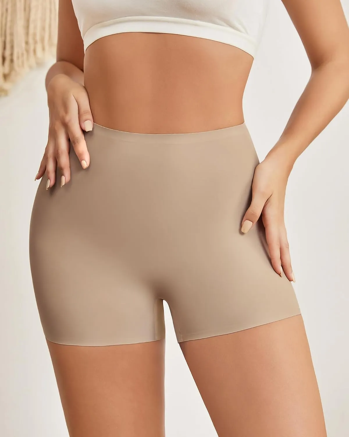 Womens Boy Shorts Seamless Underwear Anti Chafing Soft Biker Short Boxers