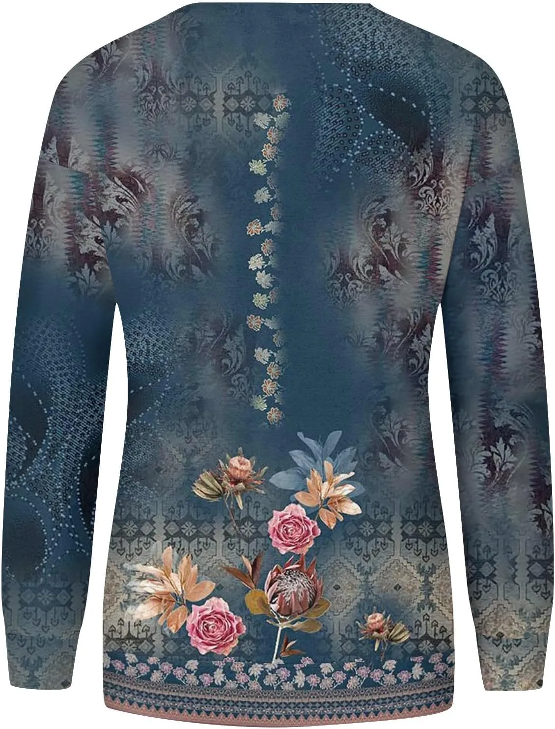 Womens Oversize Sweatshirt Casual Crew Neck Sweatshirt Loose Soft Long Sleeve Pullover Tops Fall 2024
