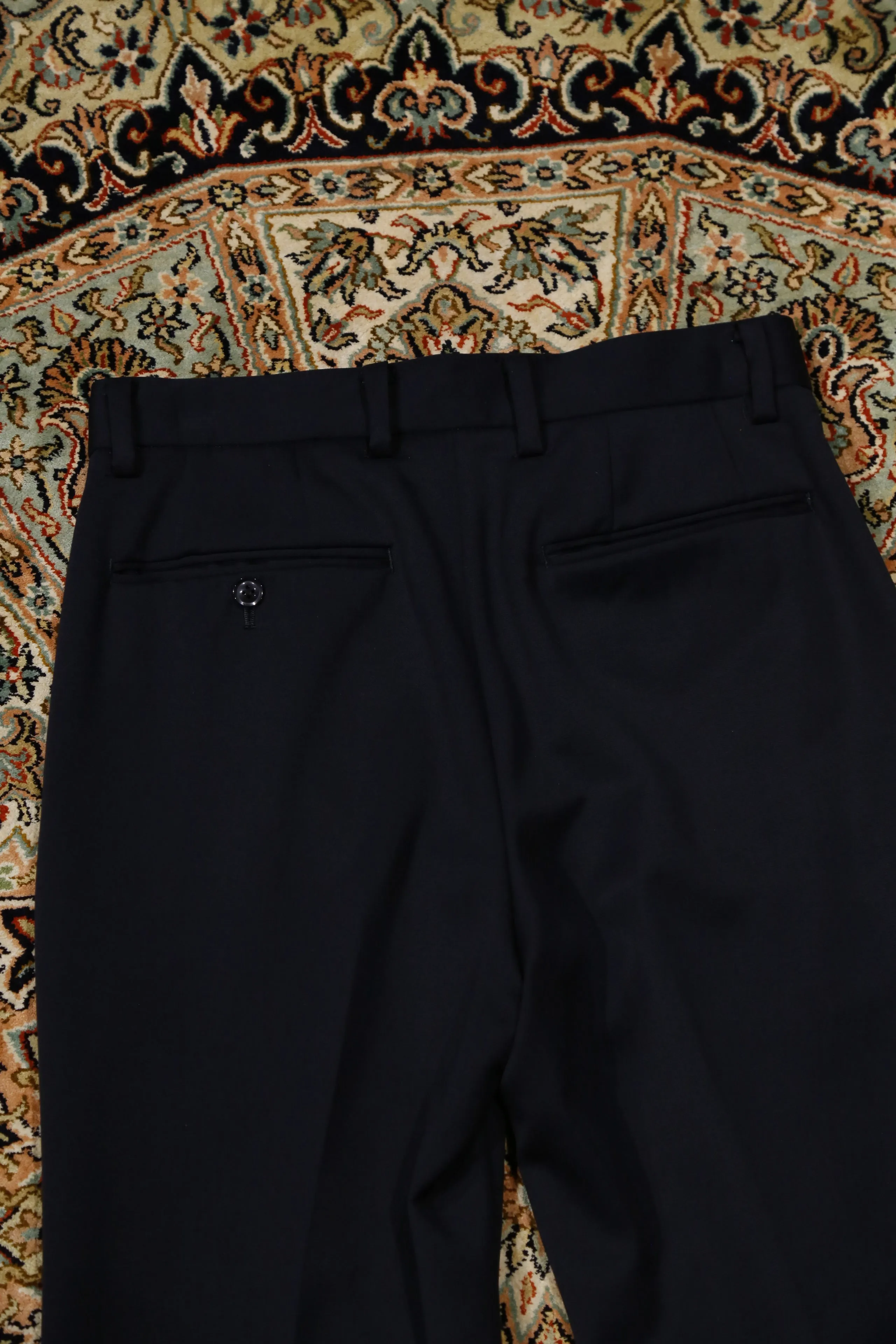 Wool Standard Slacks (NAVY)